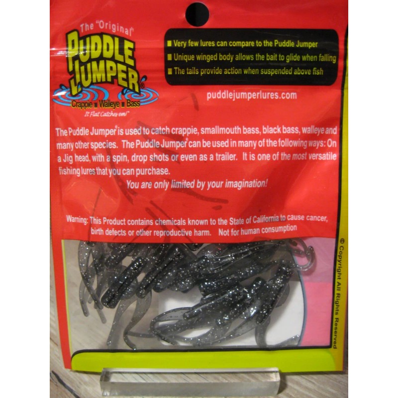 The Original Puddle Jumper Lures 20 Puddle Jumper 2" Soft