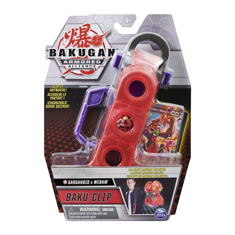 Bakugan, Baku-Clip Storage Accessory with Exclusive, for Ages 6 and