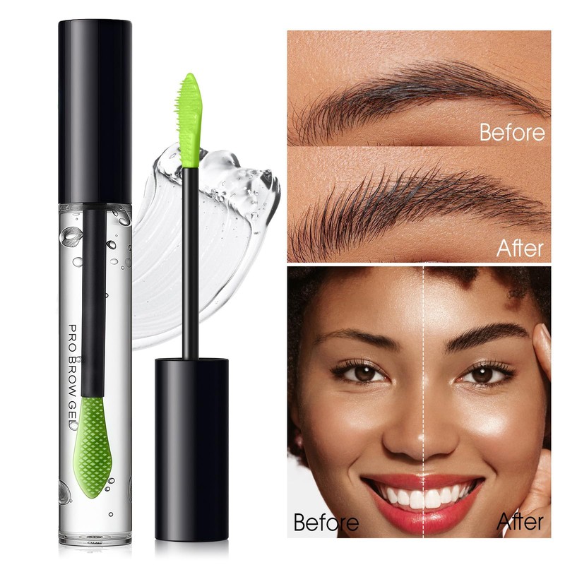 2PCS 3D Brow Gel, Eyebrow Gel Clear - Long-Lasting Strong