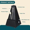 sourcing map Mechanical Metronome,High Accuracy Musical Timer Universal Music Metronome