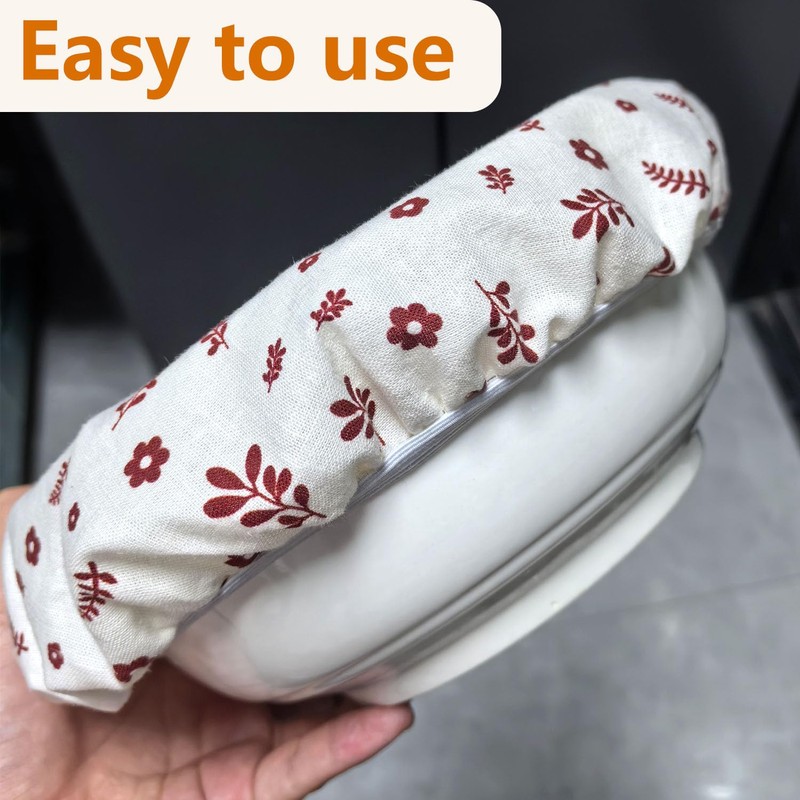 2 Pcs 10 Inch Bowl Covers for Bread Proofing Reusable