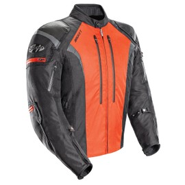Joe Rocket 1651-5705 Atomic Men's 5.0 Textile Motorcycle Jacket (Orange, X-Large)