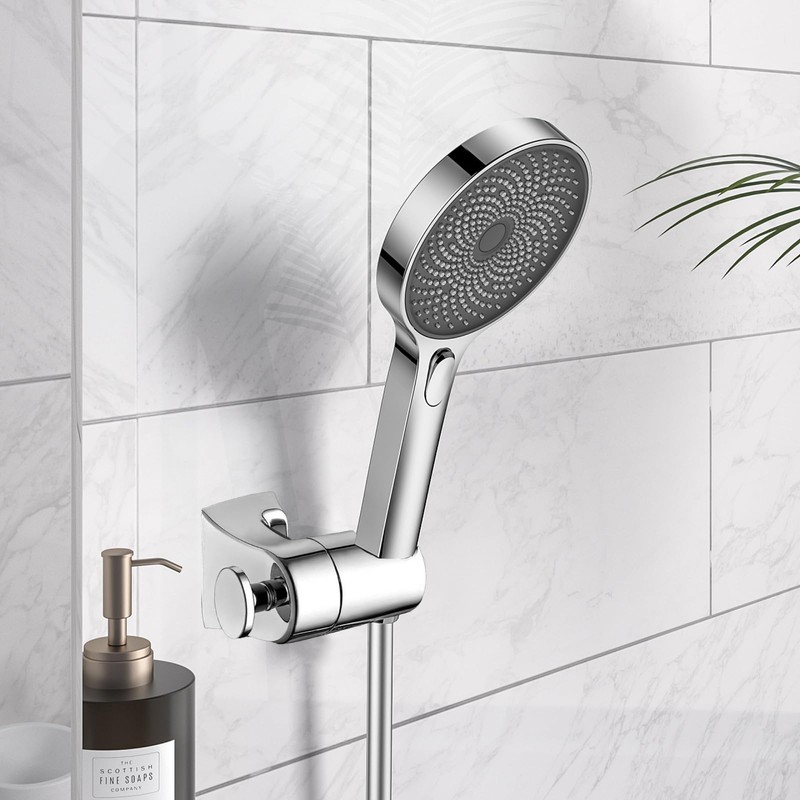 Universal Hand Shower Holder, Adjustable Shower Head Holder, Wall Mounted