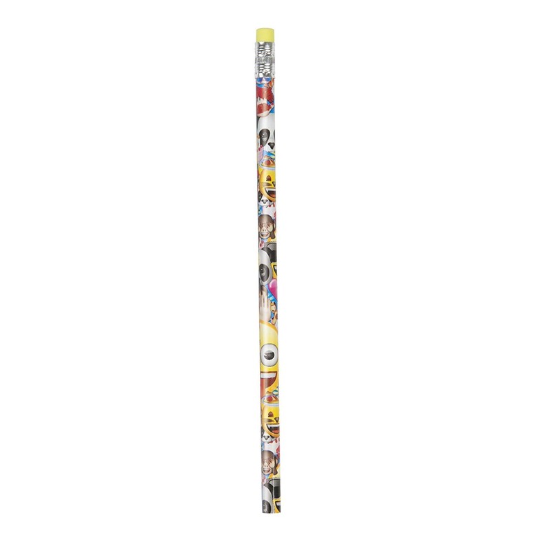Emoji Pencil Party Favors, 8ct