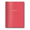 Lady Jayne Hazy Florals Coral Solid Passport Cover (80883)