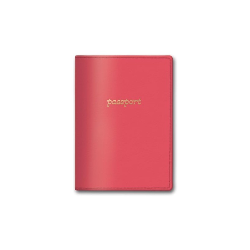 Lady Jayne Hazy Florals Coral Solid Passport Cover (80883)