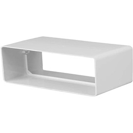 Lüftungssysteme Verbinder Awenta Connector Plastic White 55/110