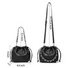 DORIS&JACKY Drawstring Bucket Shoulder Bag for Women Quilted Hobo Purse
