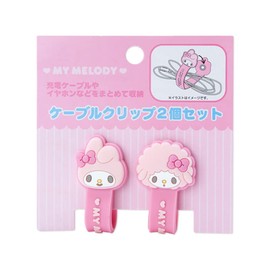 Sanrio 853488 My Melody Cable Clip, Set of 2