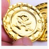 ieron Faux Gold Coins 100pcs Artificial Treasure Coins Money Props