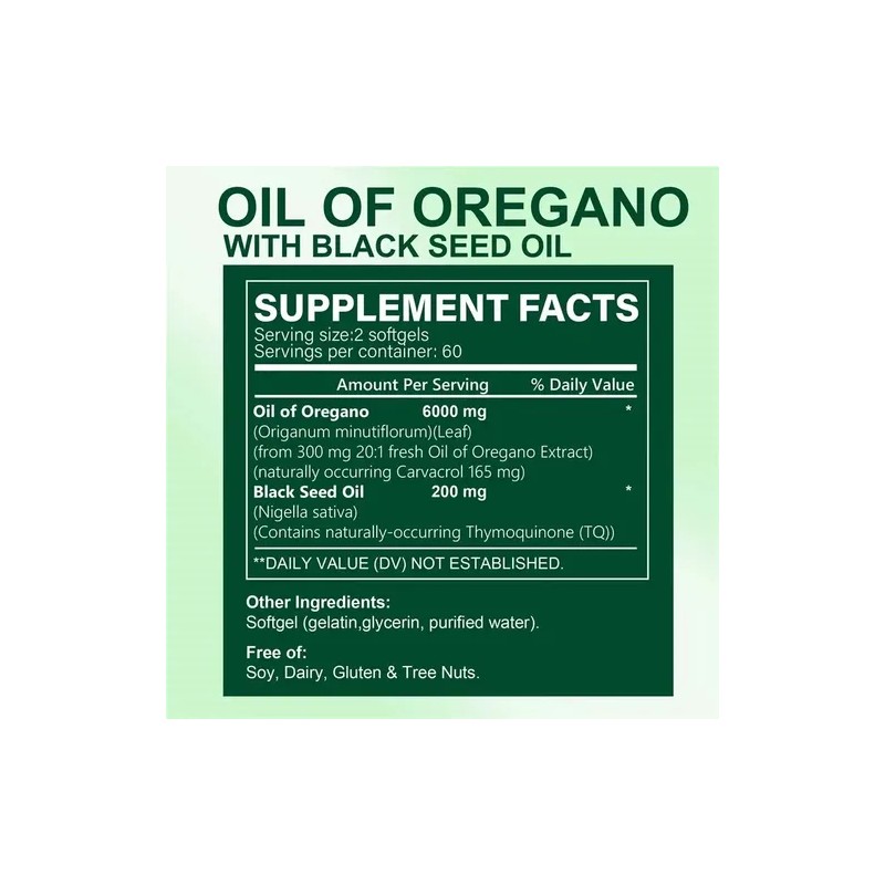 Capsulas Aceite De Orégano Natural