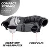 Valterra Silverback™ 15-Foot RV Sewer Hose Kit, Universal Sewer Hose