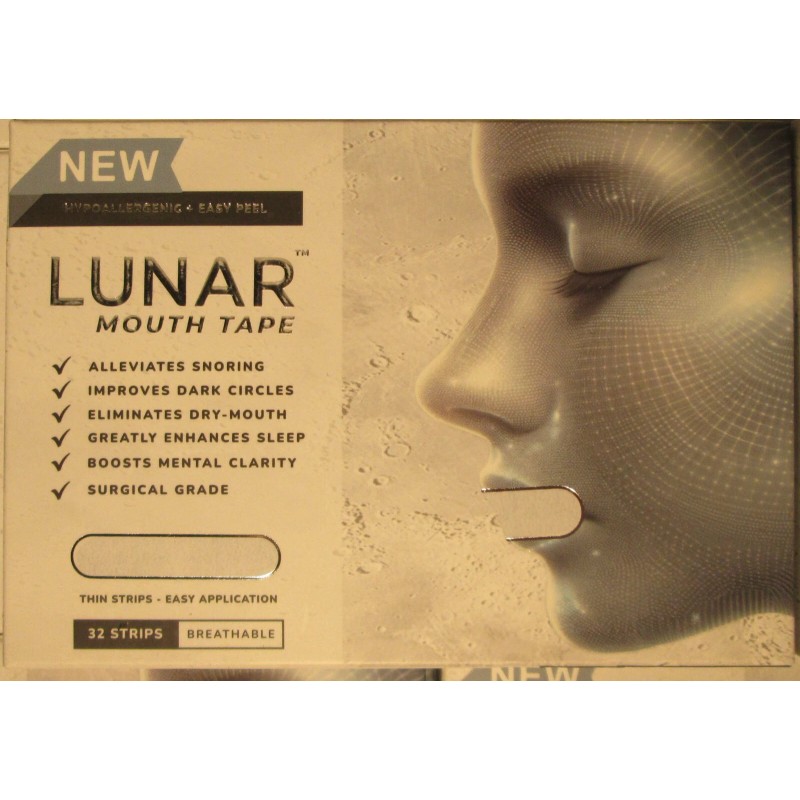 Lunar Mouth Tape - Hypoallergenic - Lot Of 3 packs