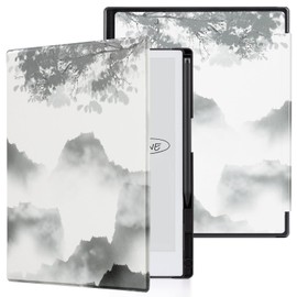 CoBak Case for Remarkable 2 Paper Tablet - Lightweight and Hard Back Shell Protective Book Folio Cover with Built-in Pen Holder - for 10.3" 2020 Released (Ink Painting)