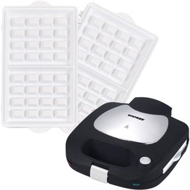 1 Set of Ceramic Waffle Plates Suitable for Syntrox Chef Maker SM-1500W