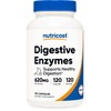 Nutricost Enzimas Digestivas 620 mg 120 cápsulas