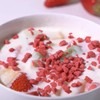 Premium Freeze Dried Strawberries Pieces 17.6 Oz/500g, Crispy Diced Strawberries