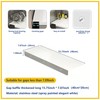 Metal Kitchen Refrigerator Gap Partition Countertop Gap Extension Board, Refrigerator