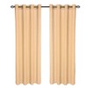 Lavish Home 63-95T938-G Olivia Jacquard Grommet Single Curtain Panel, 95-Inch,