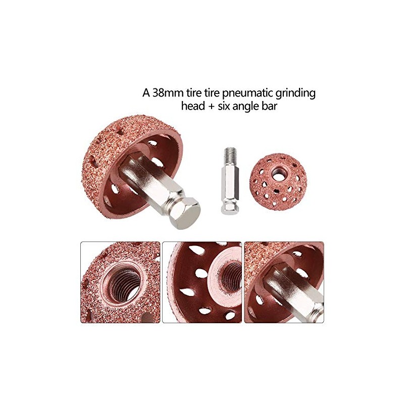 Low Speed Tire Buffer, 1.5" Tire Grinder Tire Buffing Wheel