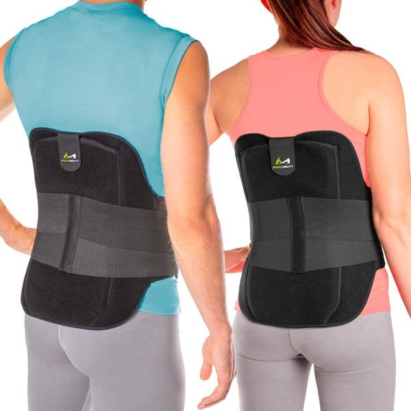 BraceAbility LSO Back Brace for Herniated, Degenerative & Bulging Disc