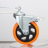 Heavy Duty Stem Caster Wheels M10-1.5X25mm Dual Locking No Noise