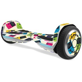 MightySkins Skin Compatible with Razor Hovertrax 1.5 Hover Board - Game Kid Color Tile | Protective, Durable, and Unique Vinyl wrap Cover | Easy to Apply, Remove, and Change Styles | Made in The USA
