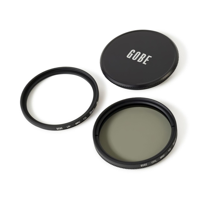 Gobe 72mm UV + Circular Polarizing (CPL) Lens Filter Kit