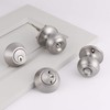 Probrico Entry Door Knob and Double Cylinder Deadbolt Lock Combo