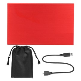 BU KING External Drive 2.5 Inch YD00012 Red Mobile Hard Disk for Desktop Computer Tablet PC320GB