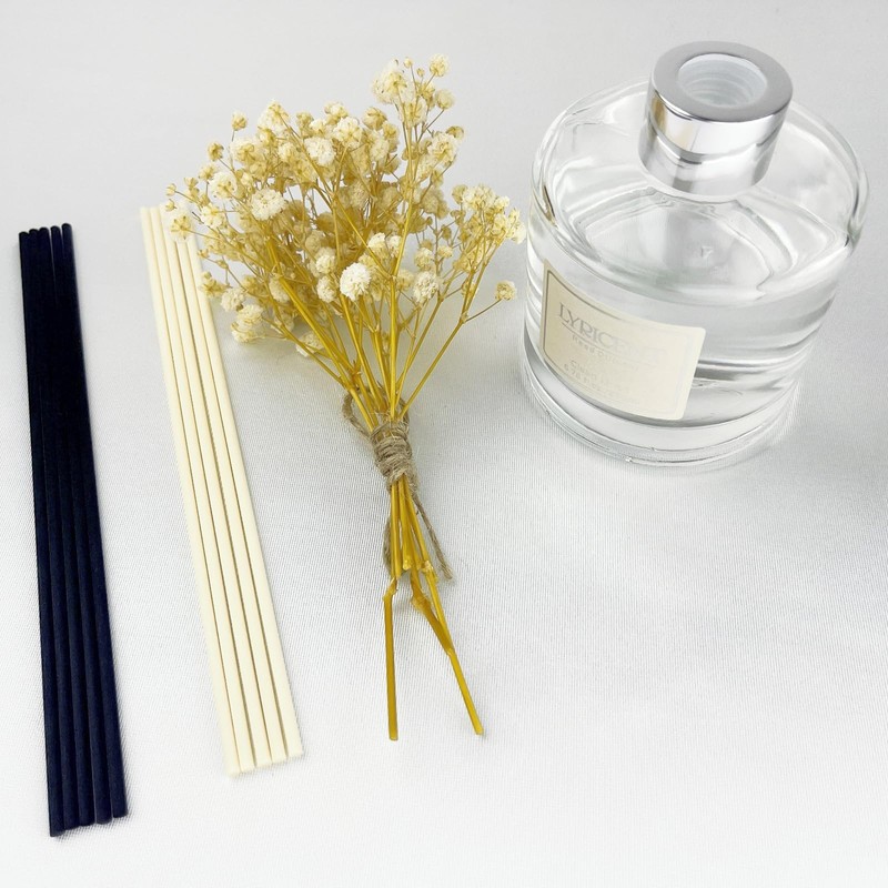 Lyricent Reed Diffuser Set 6.7 oz Clean Linen Scented Diffuser