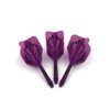CUESOUL Integrated Dart Shaft and Flights L-Dart Shaft 33mm,Purple Dart