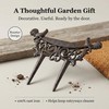 Lulu Decor, Cast Iron Garden Boot Scraper, Solid Decorative Design