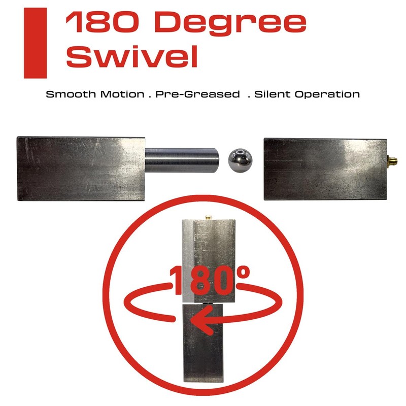 Sidco Supply 7” Inch Weldable Rectangle Hinges – Heavy Duty