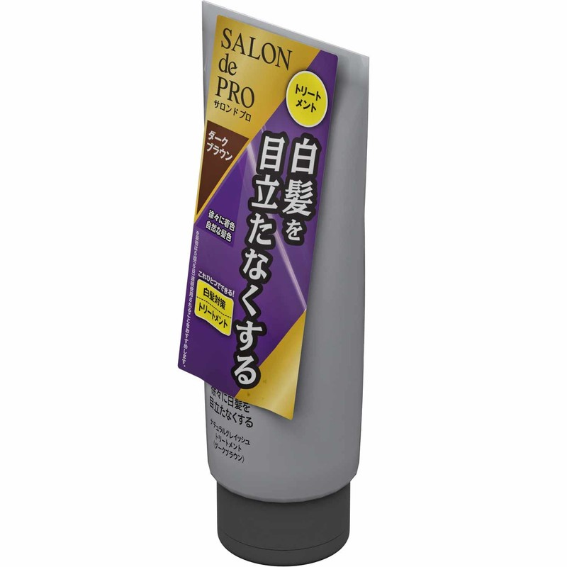Salon de Pro Natural Grayish Treatment, Dark Brown, 6.3 oz