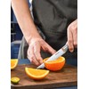 D.Perlla Steak Knives, Super Sharp Straight Edge Steak Knife Set