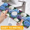 2 Pack Faucet Mat for Kitchen Sink Splash Guard Bathroom