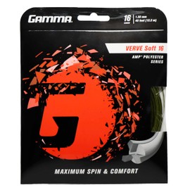 GAMMA Verve Soft Tennis String, Maximum Spin and Comfort, Power, Control, Forgiveness