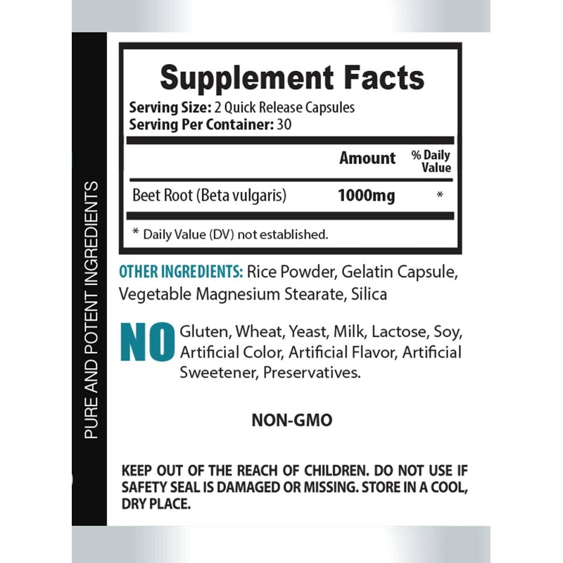 Private Label Nutrition Heart & Blood Pressure Support - BEET