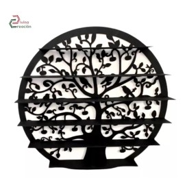 Divina Creacion Repisa Esmaltero Arbol De La Vida Mdf Diferentes Colores