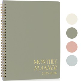 Beautiful 2025-2026 Monthly Planner and Calendar Book - To Do List Notebook That Easily Organizes Your Tasks to Boost Productivity - Runs From January 2025 Until December 2026