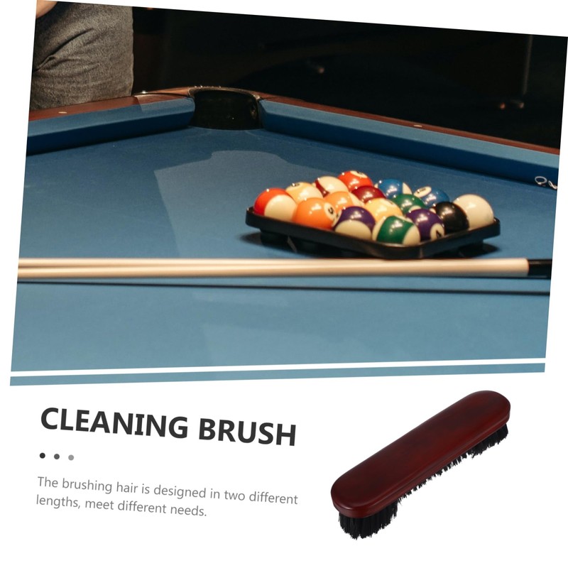 BESPORTBLE Billiards Cleaning Brush Pool Table Brush No Scratch Long