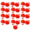 Fish WOW! 25pcs 1" Fishing Float Snap-On Round Floats Push