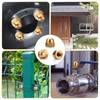 SWTYExt Pack of 8 Cap Nuts M10 Brass Cap Nuts
