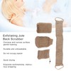 Exfoliating Jute Back Scrubber Concave Convex Surface Gift Package Jute
