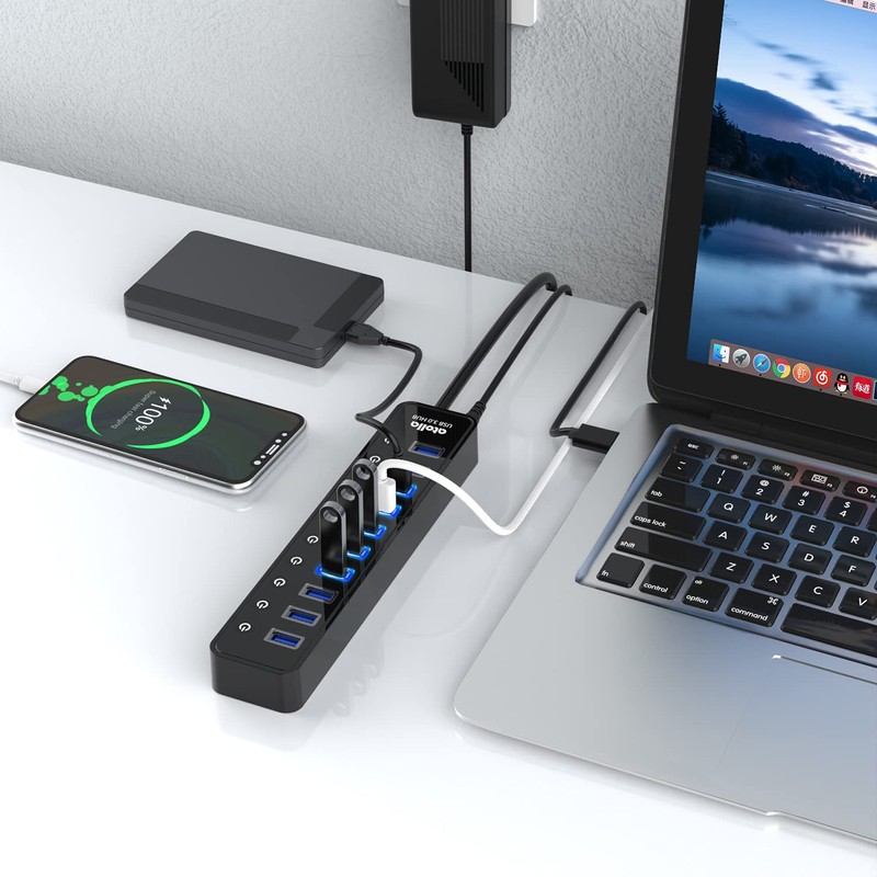 atolla Hub USB 3.0, 10 Puertos Multi USB 3.0 Hub