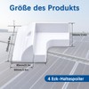 Slocable Solar Panel Brackets, Pack of 4 ABS Solar Panel