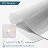 Motorized Roller Shade, Work with Homekit Thread-Enabled,Fabric Sample of 50%/70%
