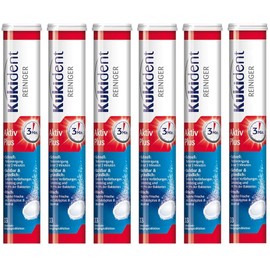 Kukident Active Plus denture cleaner, 6 x 33 tabs for third parties