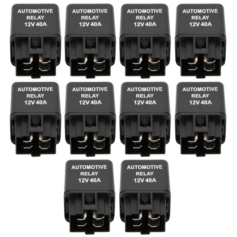 10Pcs DC12V 40A Automobile Car Air Conditioner Condensers Relay with